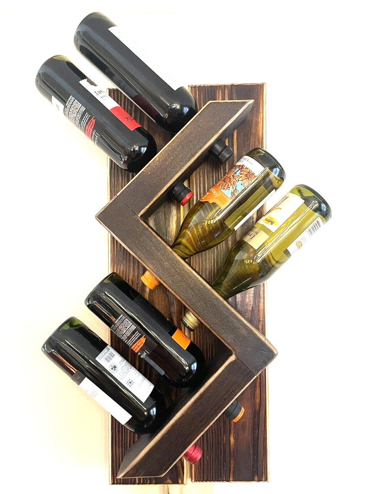 Wine Rack Rustic HandMade From Wood Very Unique