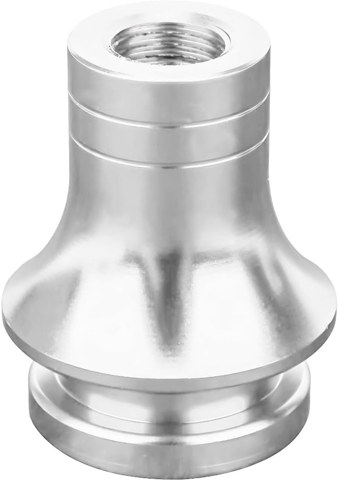 Shift Knob Boot Retainer, M12×1.25 Durable Aluminum Shift Boot Retainer Silver