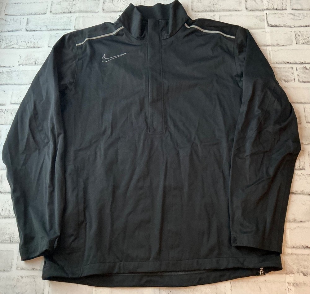 Nike Golf Storm Half-Zip Jacket Black Size Medium