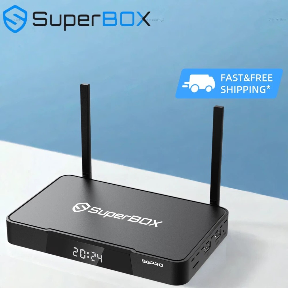 SuperBox S6 Pro Android TV Box - No Fees - Authorized Distributor - Fast Ship!