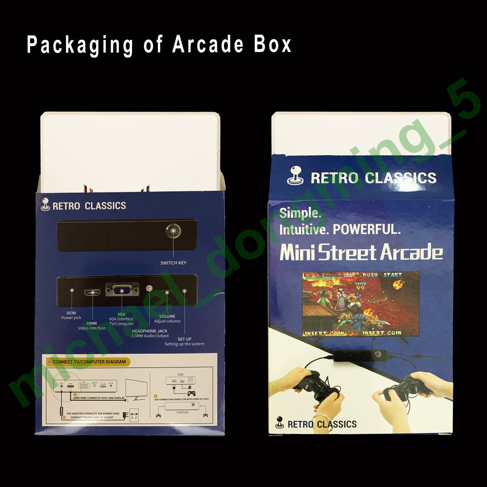 4260 Games 720P Pandora's Box DX Mini Arcade with Wireless Handle Controller