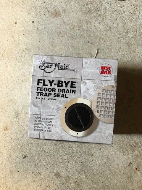 Bar Maid FLY-BYE Floor Drain Trap Seal 3.5"