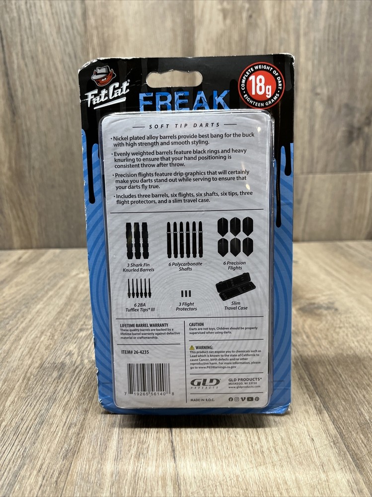 Fat Cat Freak Soft Tip Darts 18g