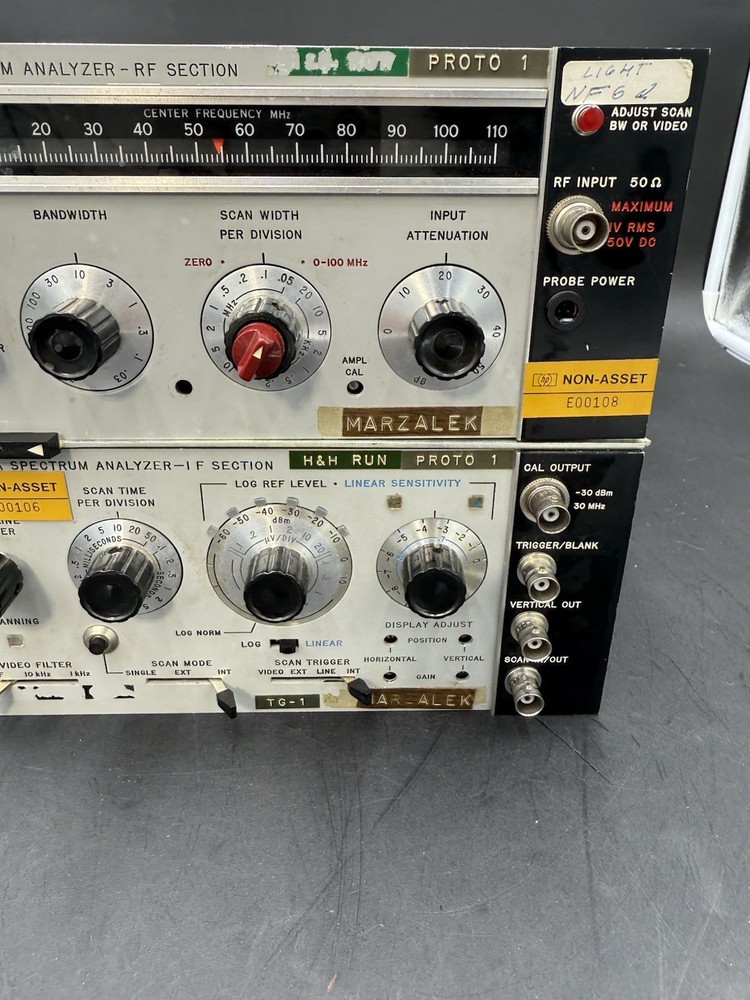 Spectrum Analyzer HP 8552I IF Section + HP 8555A RF Section