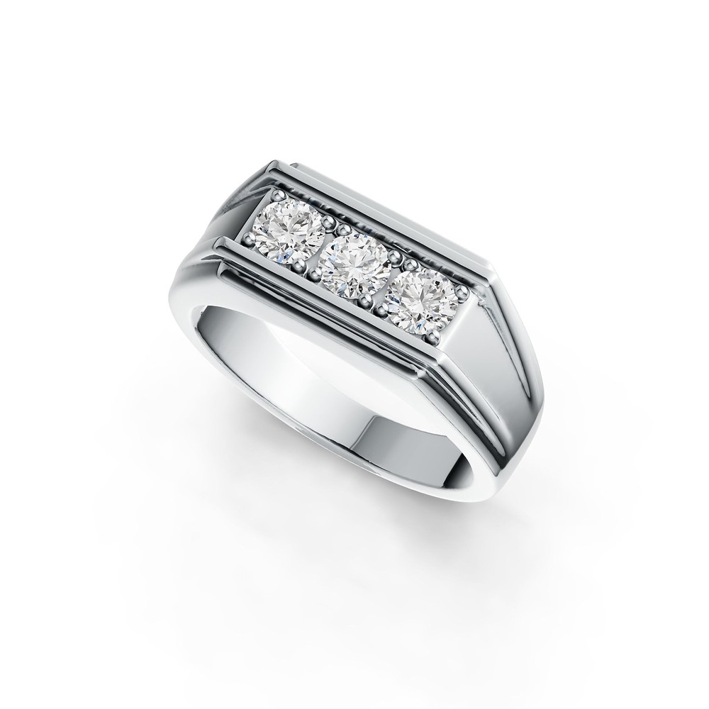 Sterling Silver Semi Mount Ring Setting Round RD 4x4mm