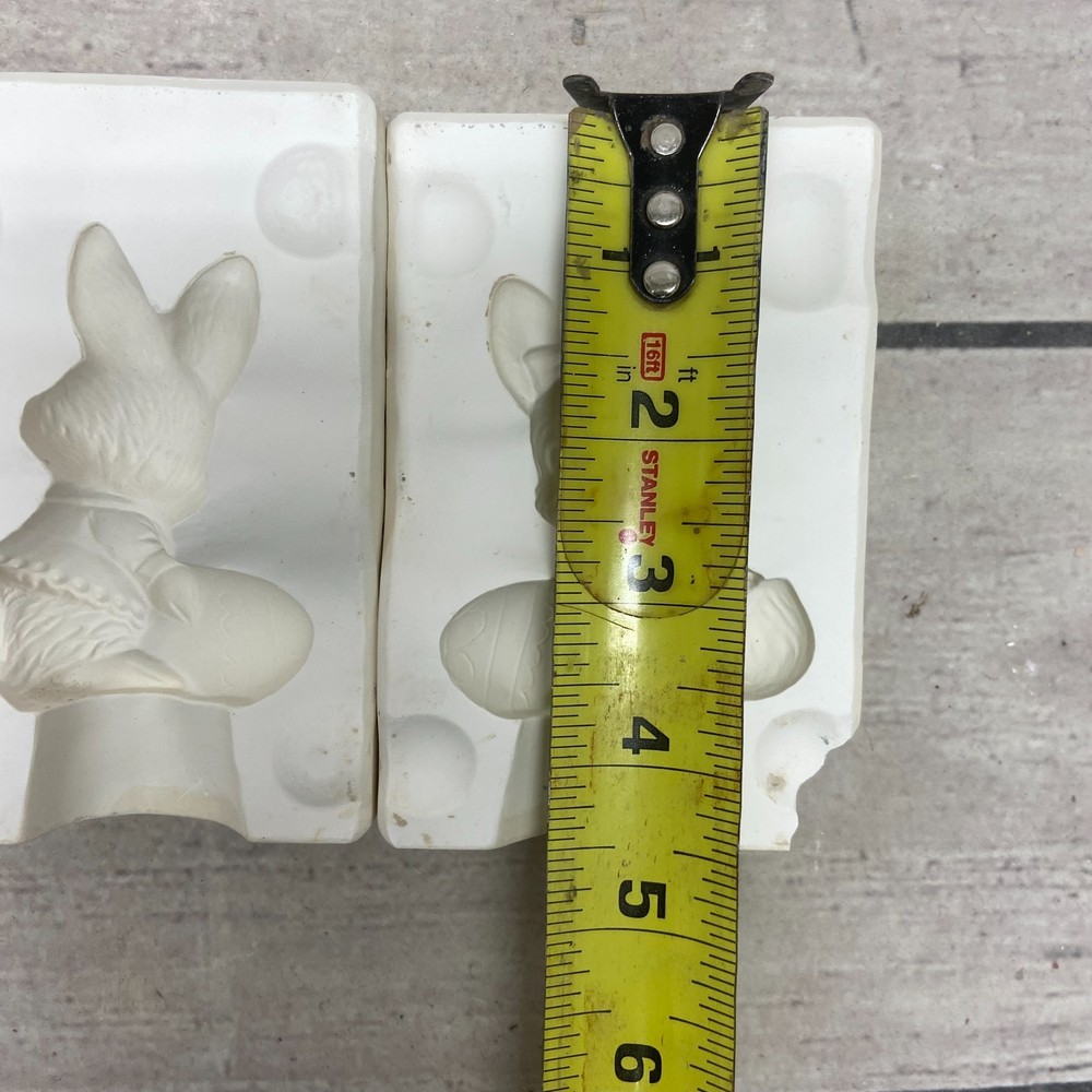 Alberta’s Ceramic Casting Mold SM Bunny Rabbit w/Bow Easter Figurine #A-173