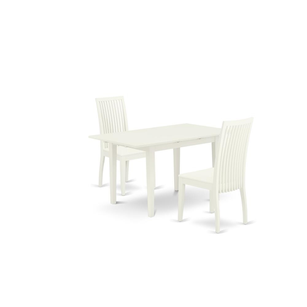 Dining Table- Dining Chairs, NOIP3-LWH-W