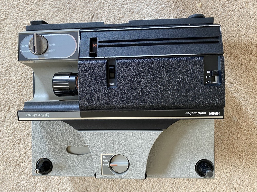 Bell & Howell Multi Motion 8mm Projector / Case