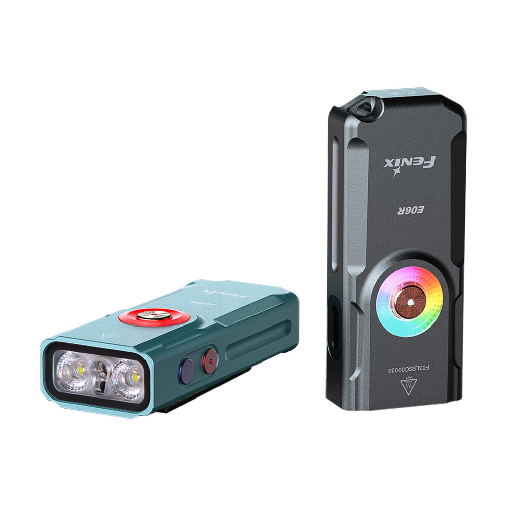 Fenix E06R Rechargeable EDC Flashlight with UV Light & Red Laser