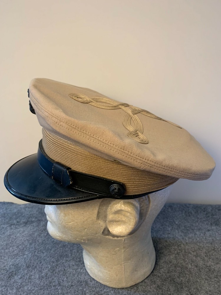WWII US Marine Corps Officer's Khaki Cap