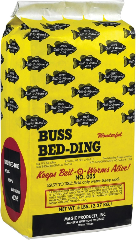Products Buss Worm Bedding, 5-Pound,Black