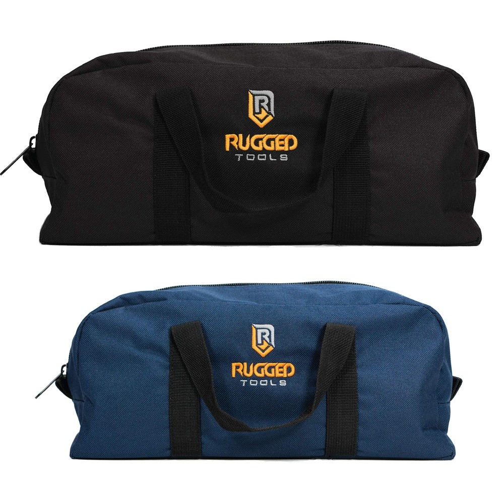 Rugged Tools Tool Bag Combo - Includes 1 Small & 1 Medium Toolbag - Organizer...