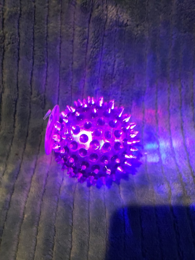 LIGHTUP Purple SPIKE BALL by Ja Ru