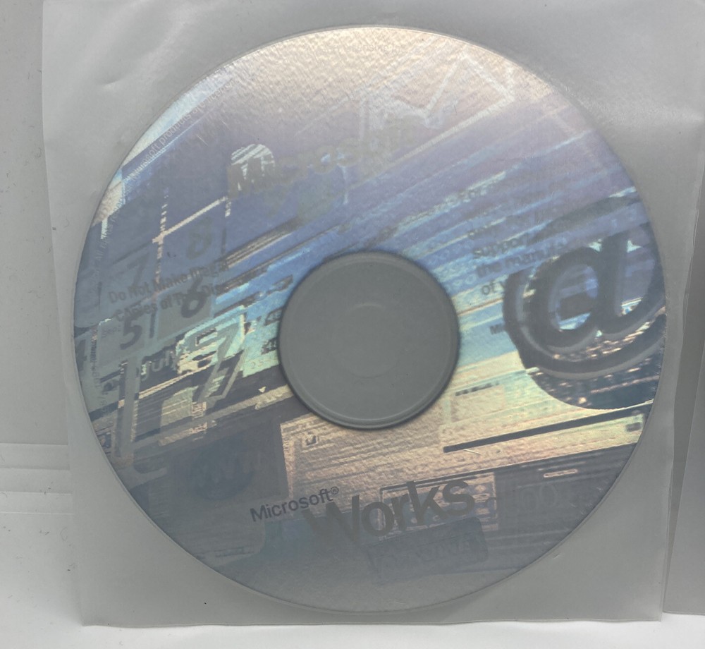 Microsoft Works 2000 And Money 2000 CD-ROM PC