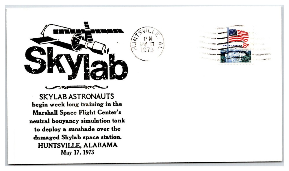 SKYLAB SPACE Event Cover Thermographed Cachet Unsealed Sp263