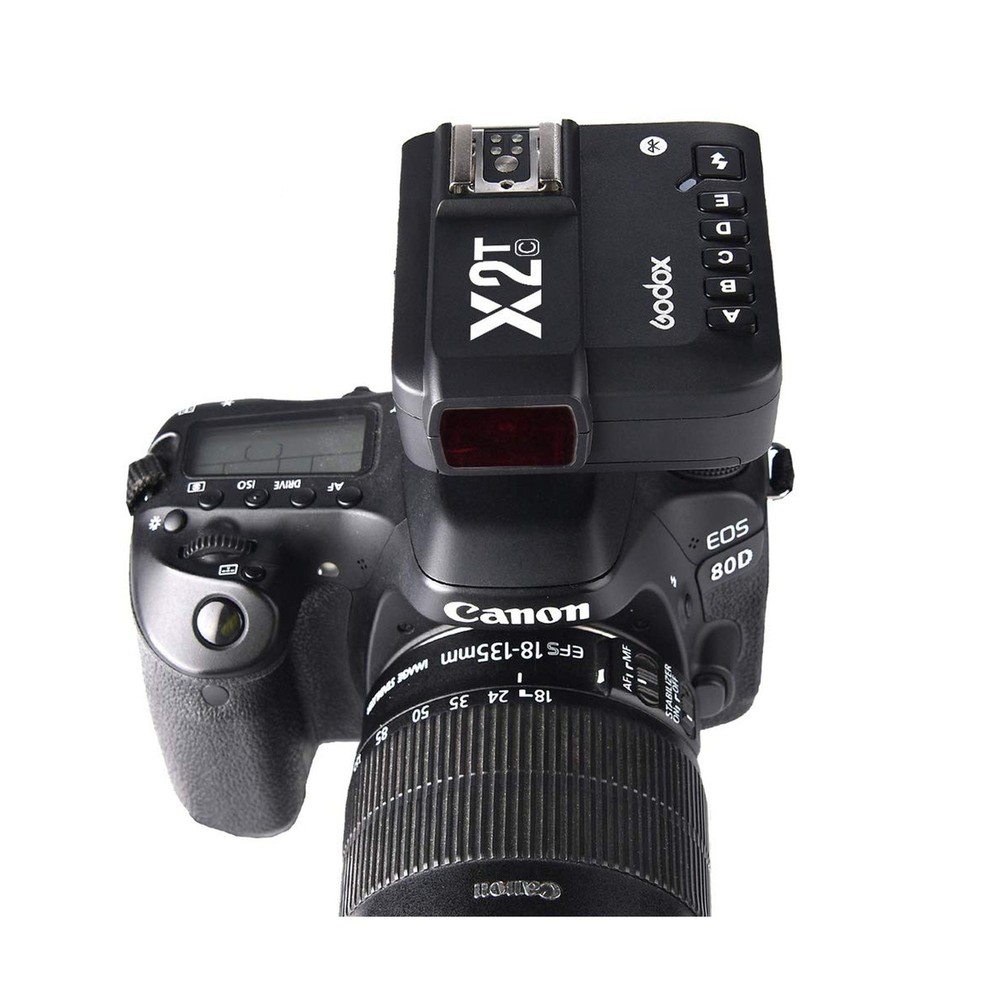 Godox X2T-C 2.4G Wireless Flash Trigger Transmitter Compatible with Canon wit...