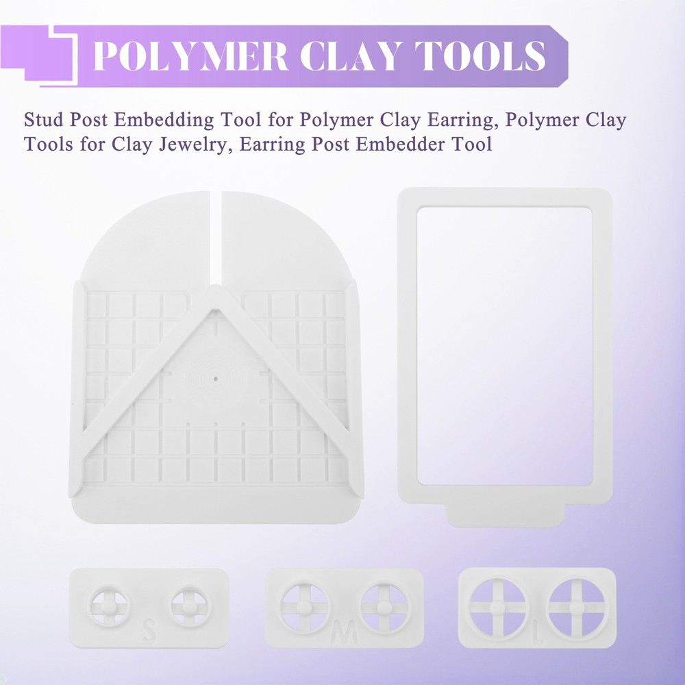 Stud Post Embedding Tool for Polymer Clay Earring, Polymer Clay Tools for2342