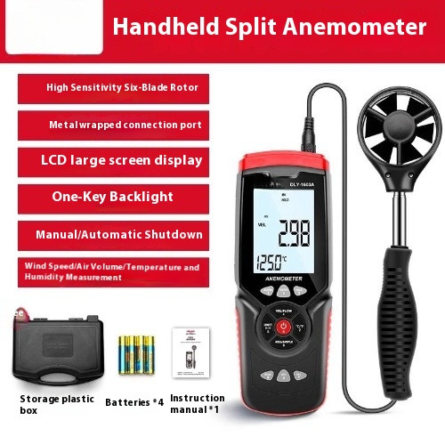 High-precision Wind Speed Meter Handheld Wind Detector Anemometer Instruments