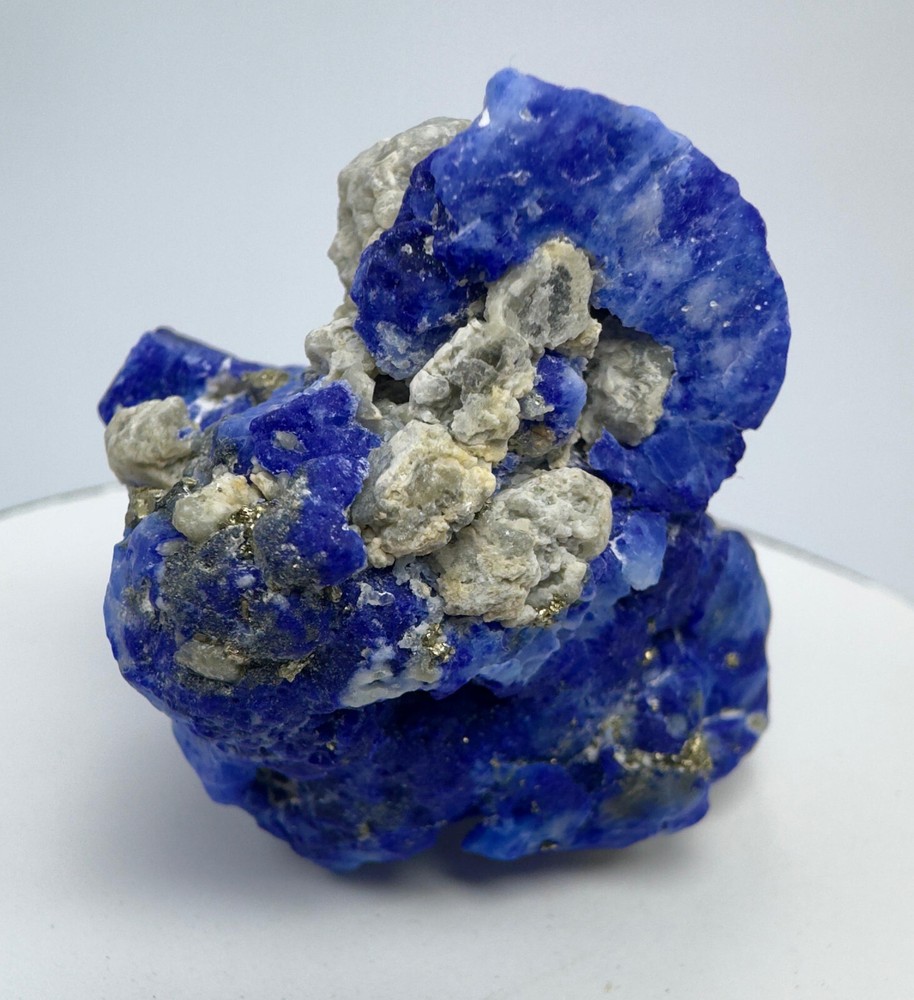 35 Gram Fluorescent Phosphorescent Blue Hackmanite W/ Pyrite & Unknown