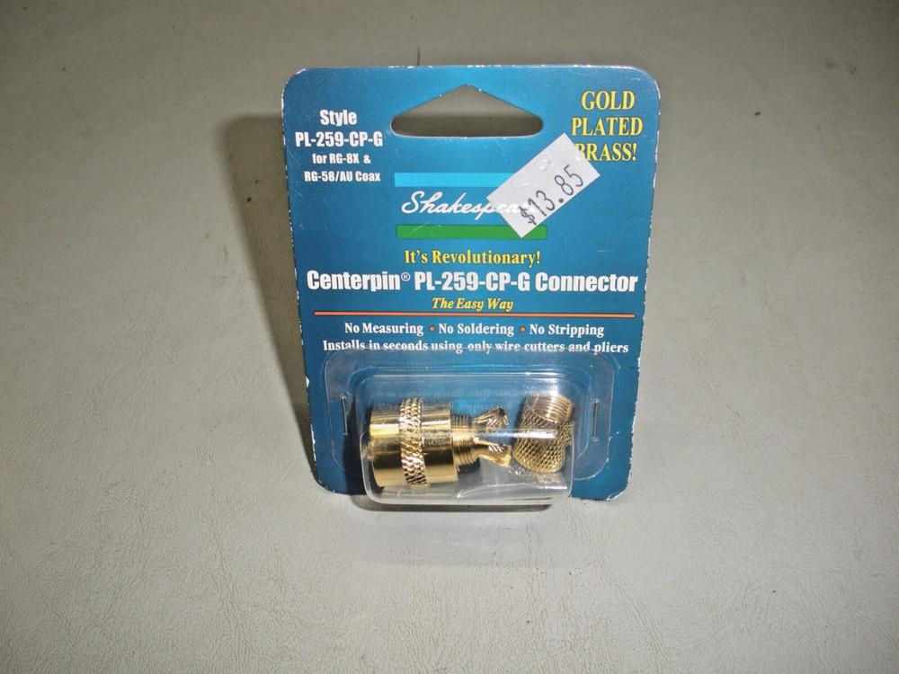 Shakespeare Centerpin Connector PL-259-CP-G