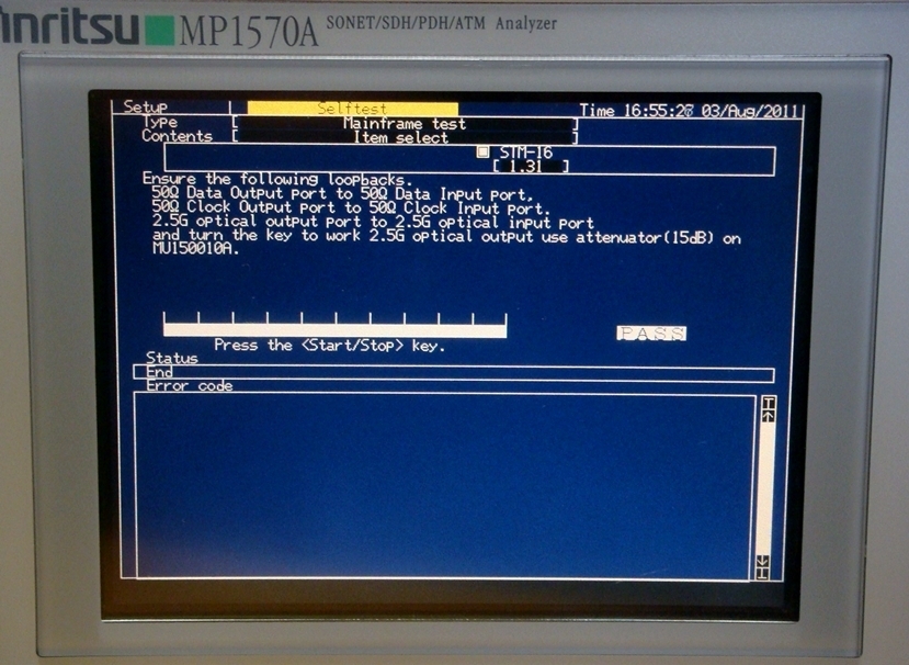 ANRITSU MU150010A 2.5G Unit