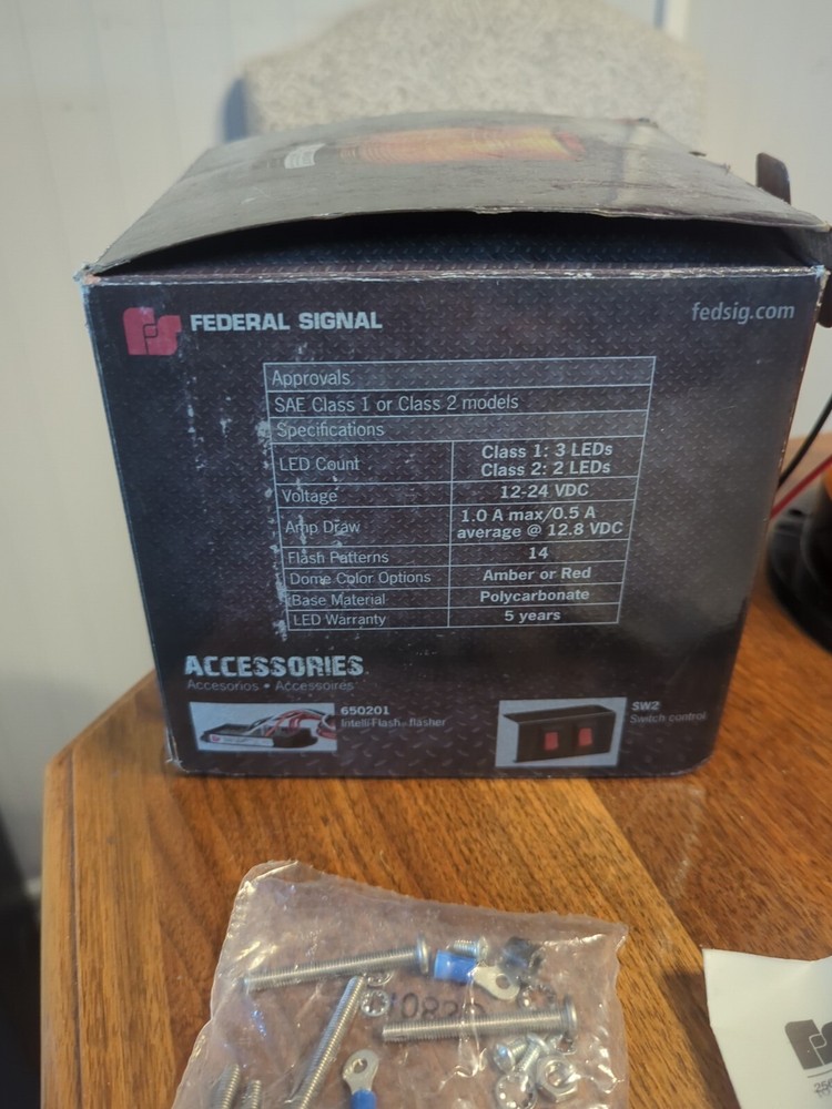 Federal Signal - LED Beacon , Pulsator , Permanent Mount.