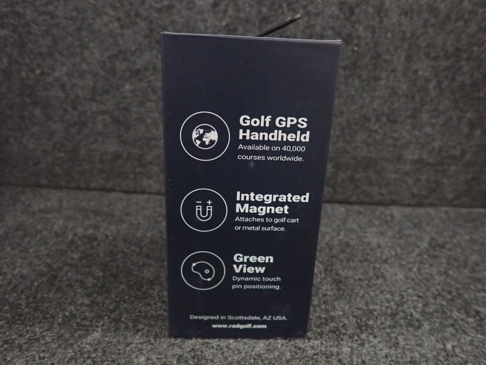 RAD GOLF RGHHDPBK-01 Hand+ Handheld Golf GPS Device
