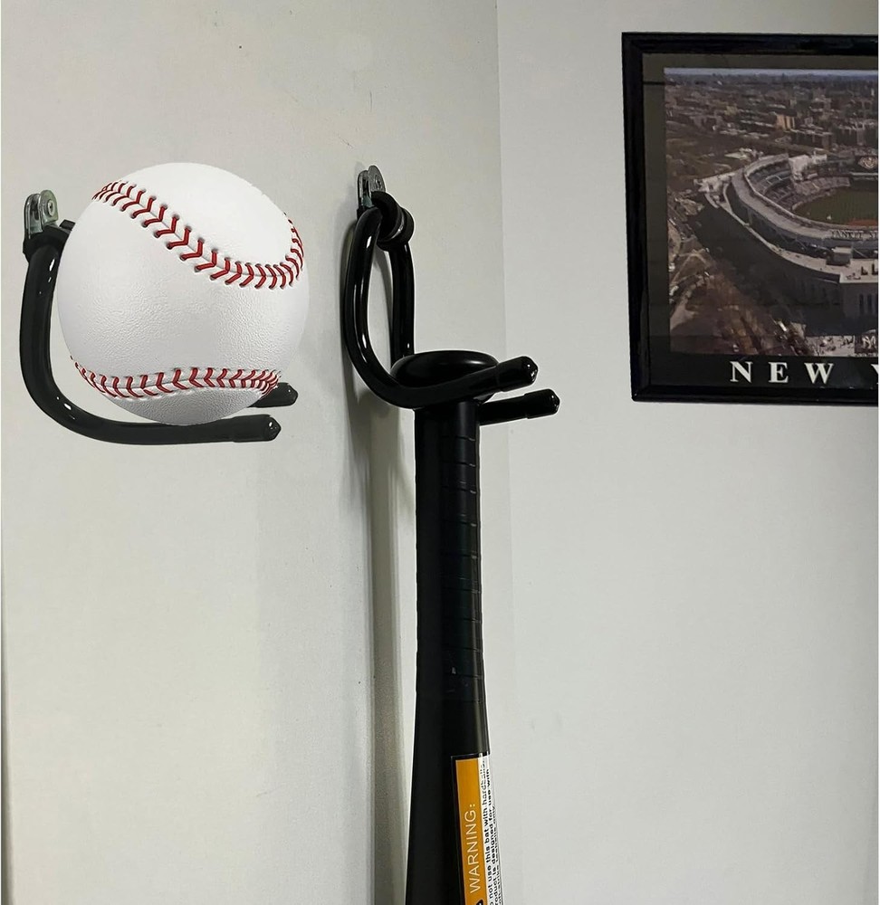 No Assembly Required: 2 Pack Vertical Bat Display Stand for Baseball Memorabilia