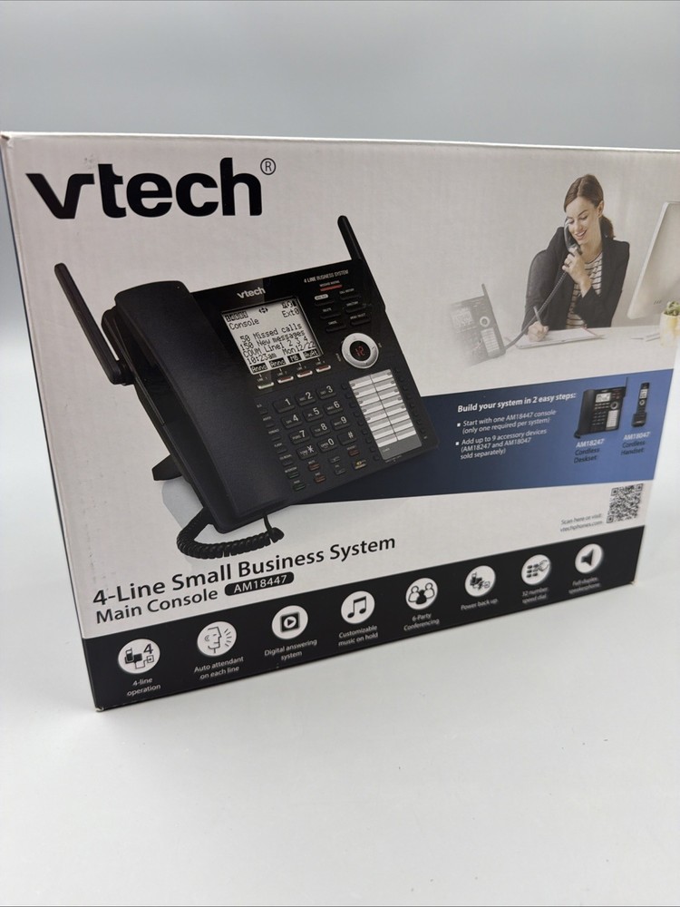 VTech AM18447 Business Office Phone System Main Console