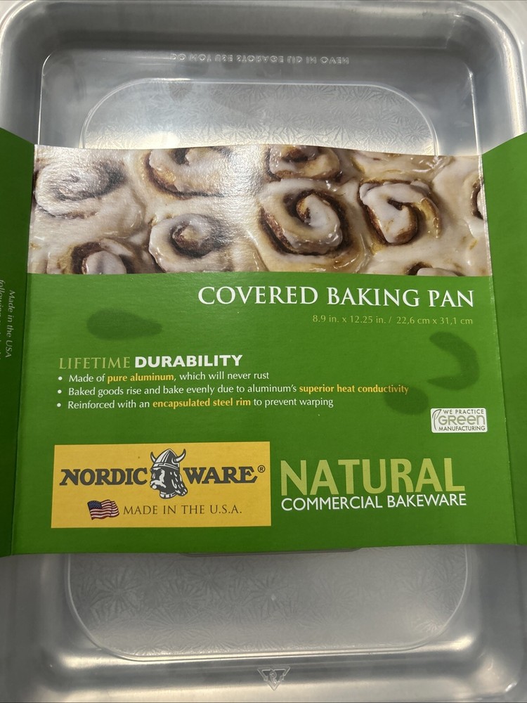 Nordic Ware Naturals® 9" x 13" Rectangular Cake Pan with Storage Lid