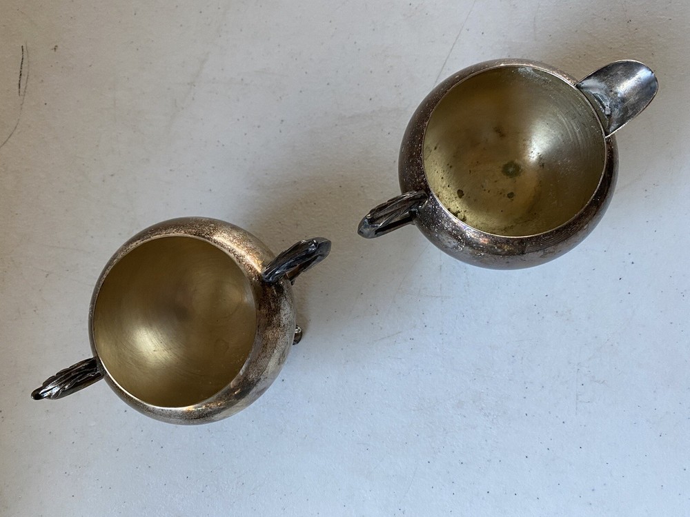 BROGERS SILVER CO cup saucer