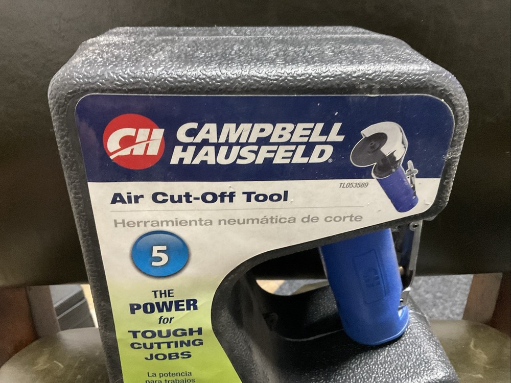 CAMPBELL HAUSFELD AIR CUT OFF TOOL, With Case, 4 Wheels, Tools