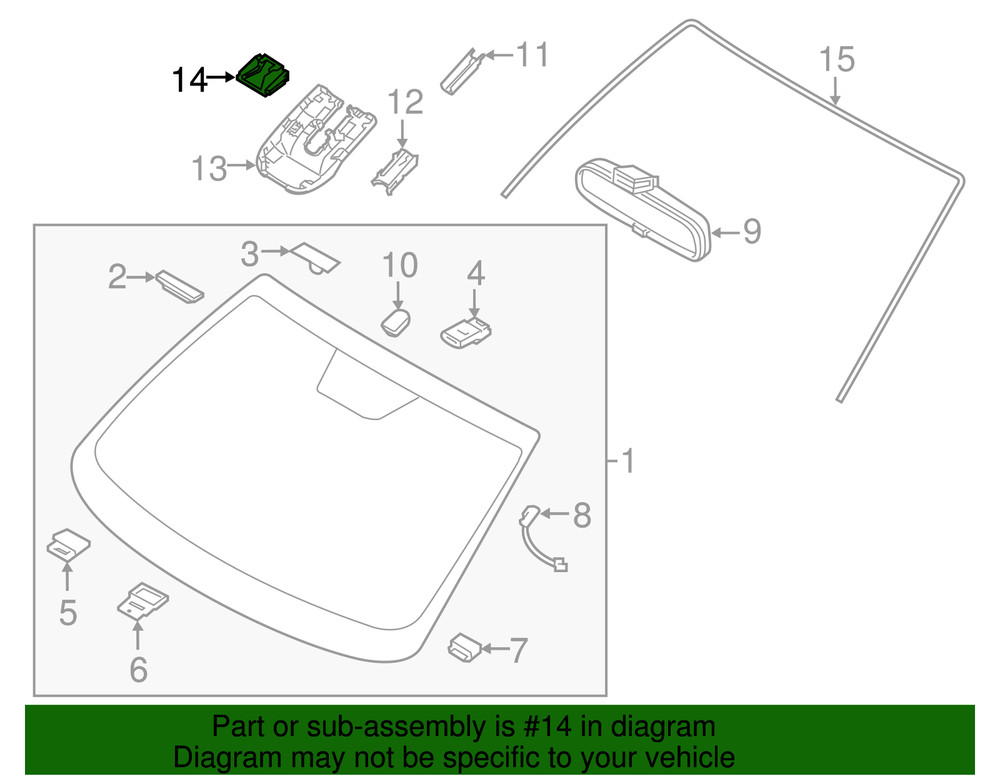 Genuine Hyundai Front Camera 95895-D3500