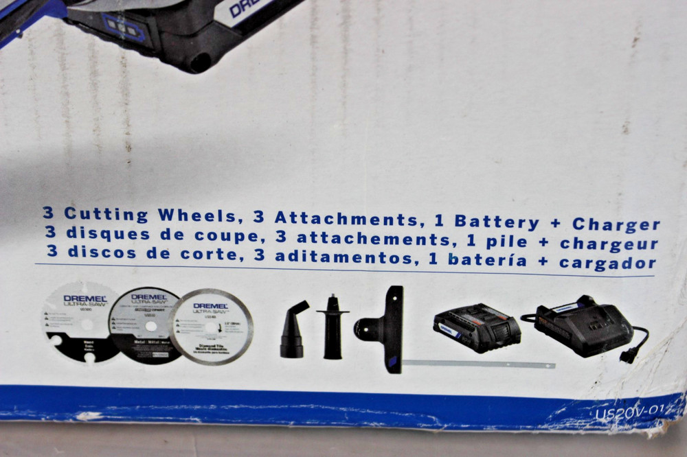Dremel US20V-01. 20V Max Cordless Compact Saw Kit