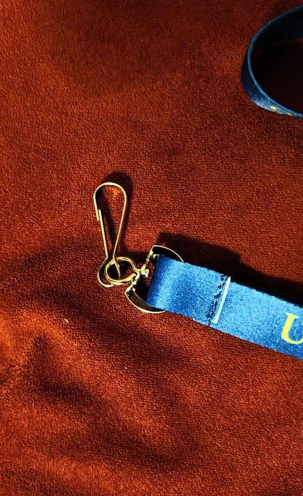 US Cyber Command Lanyard with Metal Hook Clasp