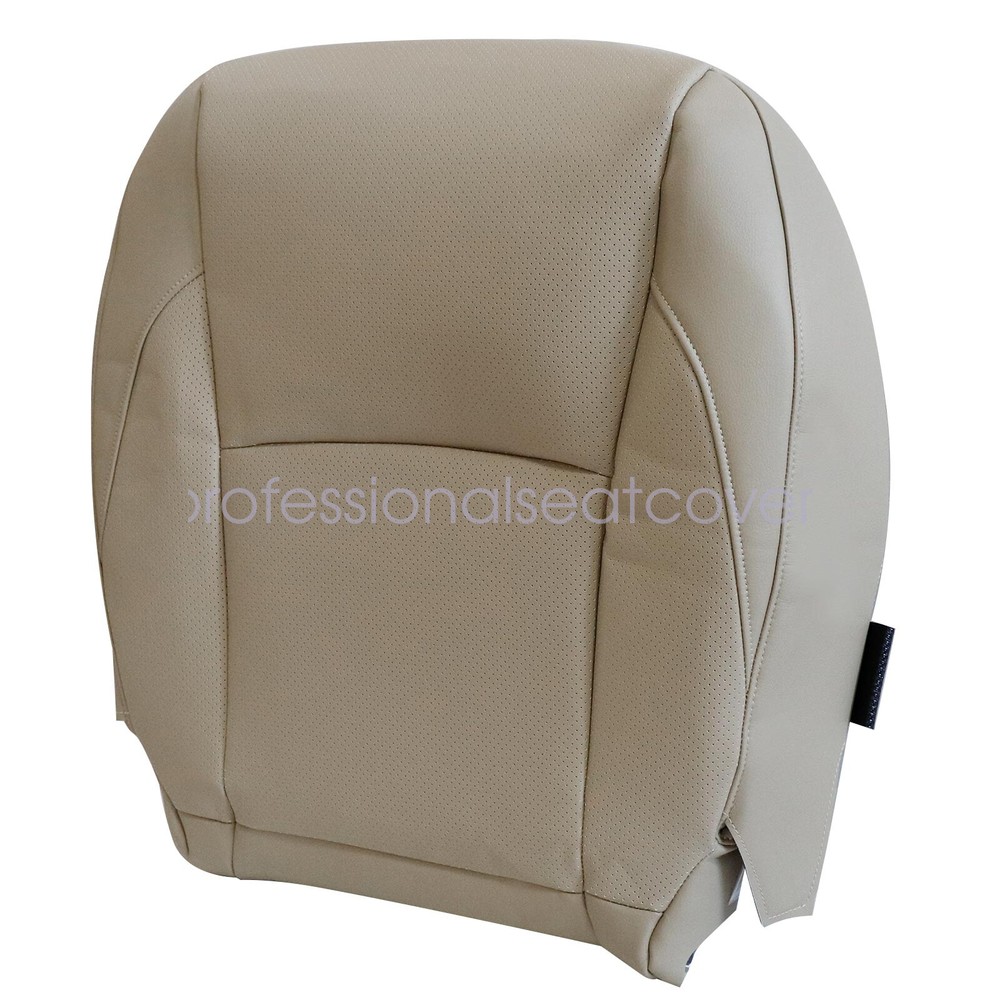 For 2007-2012 Lexus ES350 Front Bottom & Top Perforated Leather Seat Cover Tan