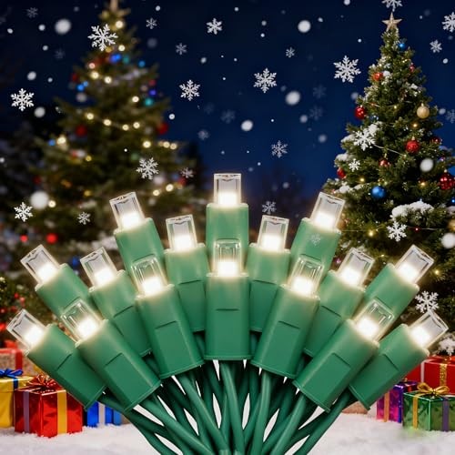 5MM Christmas String Lights (), Mini LED String 25FT Warm White - Steady