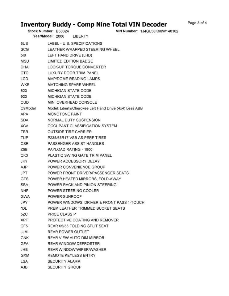 Engine ECM Electronic Control Module 3.7L Automatic Fits 06 LIBERTY 1269560