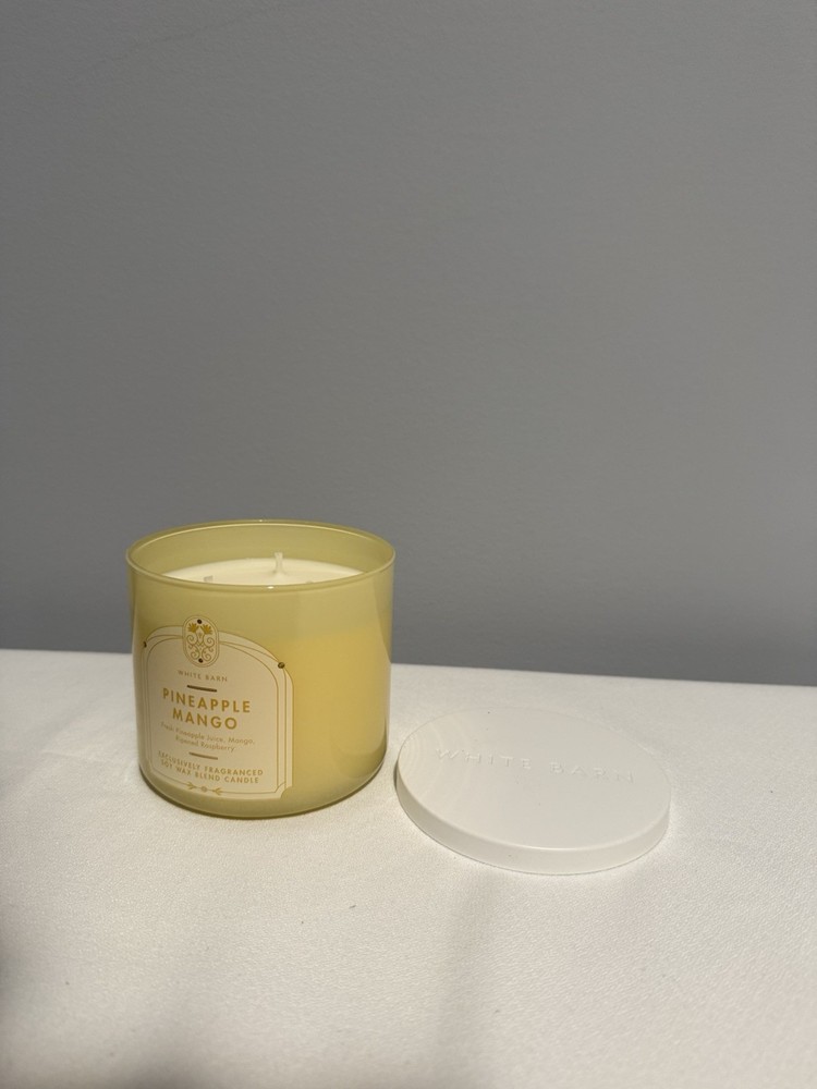 Bath & Body Works Pineapple Mango Three Wick Candle New