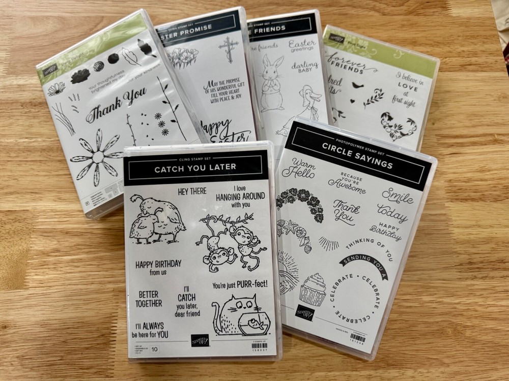 Stampin' Up! Rubber Stamp Sets *Used*