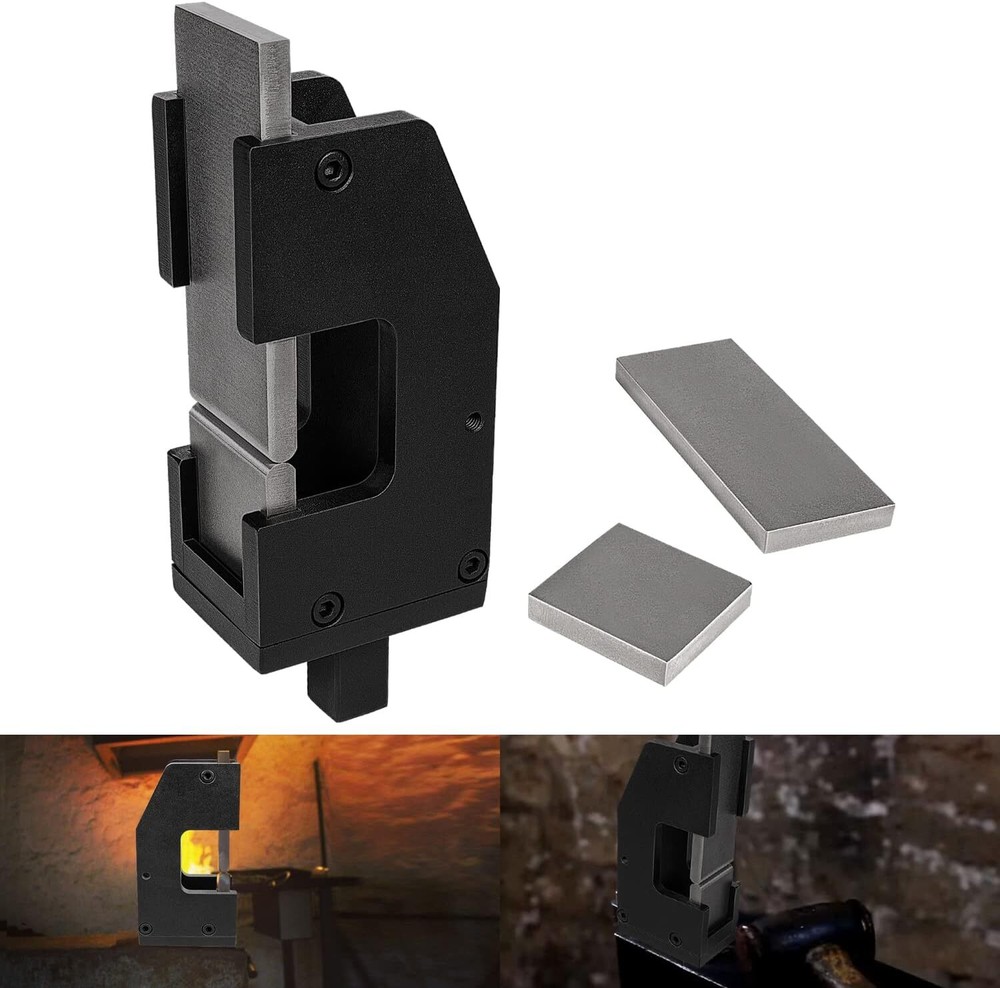 Blacksmith Guillotine Tool Fullering Tool with Dies
