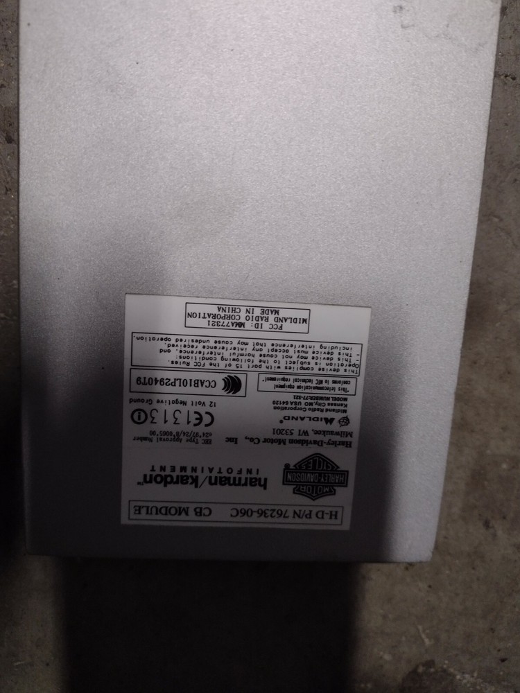 💥HARLEY DAVIDSON ELECTRAGLIDE TOURING CB MODULE 76236-06C   E-3048💥