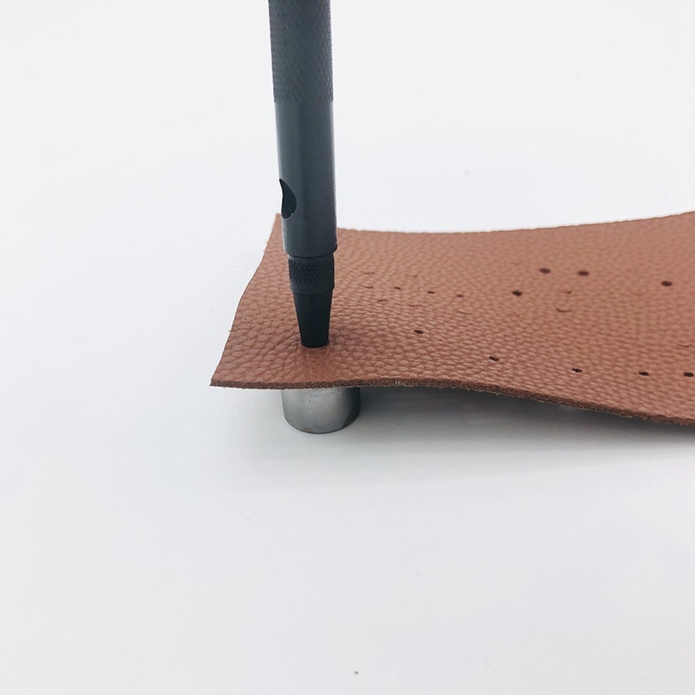 Craft Tool for Leather Replaceable Hole Puncher with Hollow Chisel Design