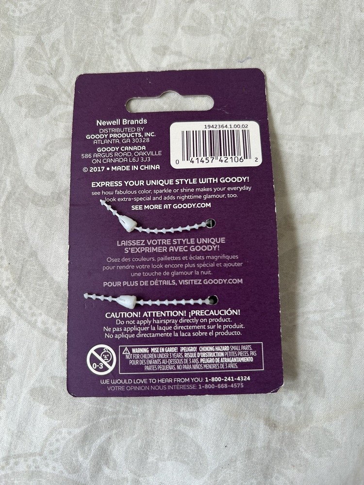 Goody 2 Rhinestone Side Combs New 2017 42106