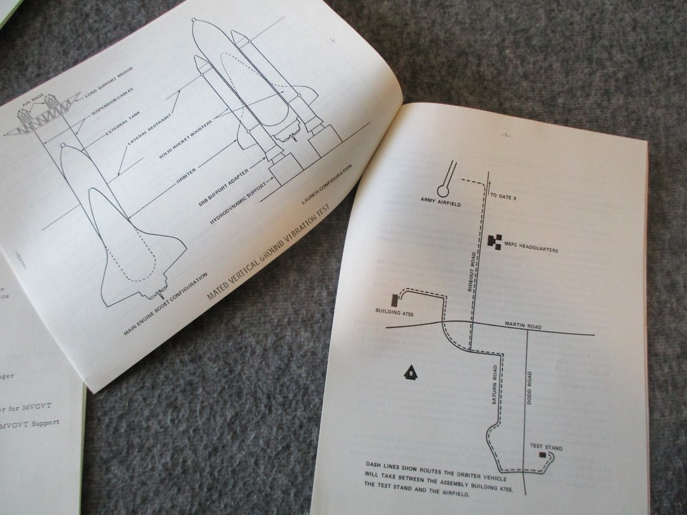 NASA MSFC SPACE SHUTTLE ORBITER VIBRATION TESTING PRESS RELEASE- 1st GEN PHOTOS+