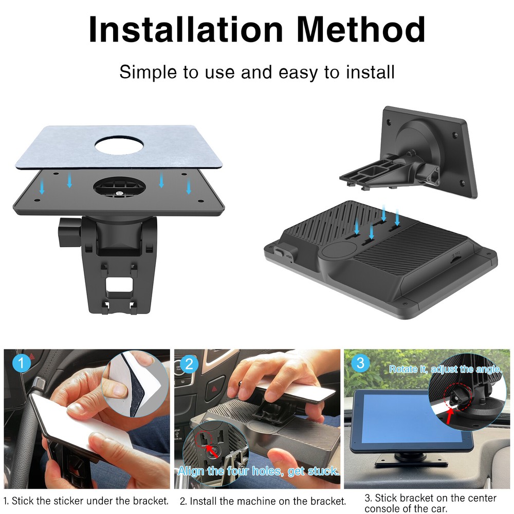 CARPURIDE Portable Sticker Bracket