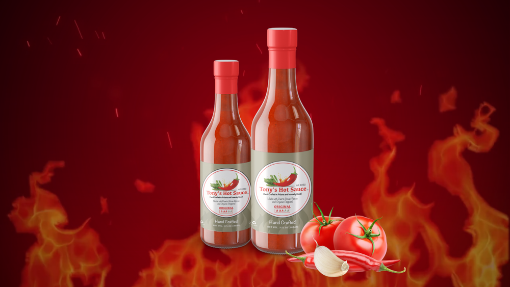 Tony's Handcrafted Hot Sauce-Ghost Pepper