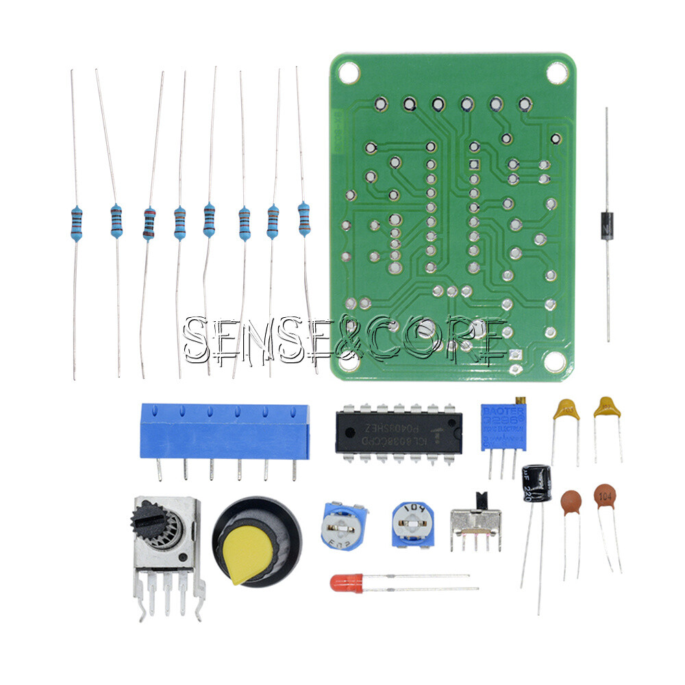 ICL8038 Function Signal Generator Modules Sine Square Triangle Wave Output KITS-