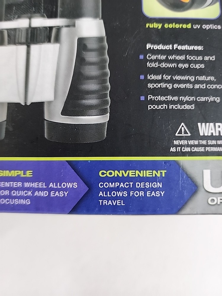 The platinum uv coated binoculars new in box