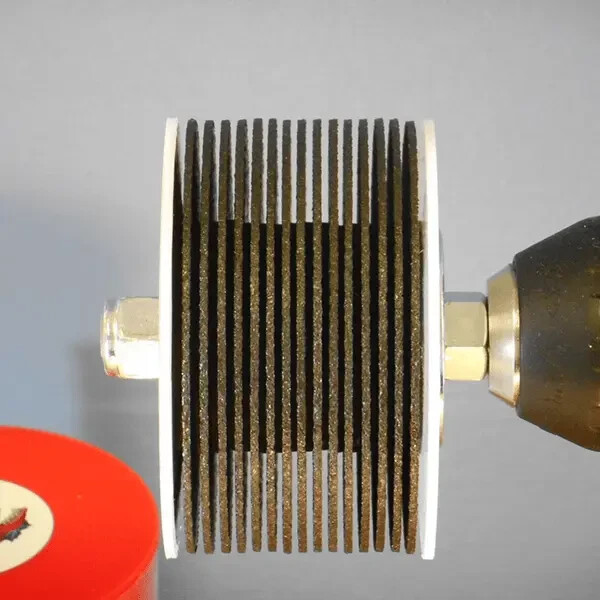 Sharp Pog Drill Operated Multi-Tool Blade Sharpener